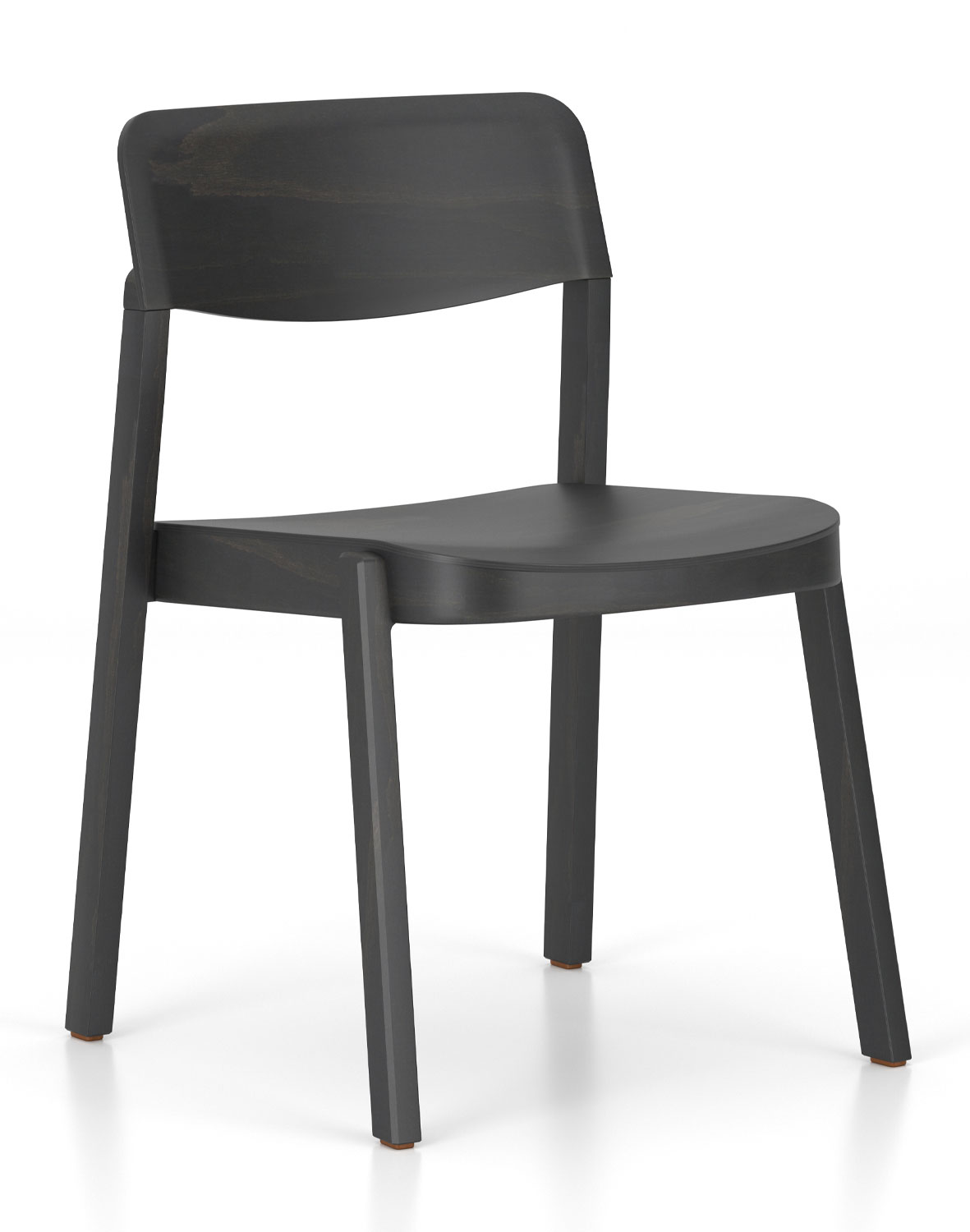 Krzesło drewniane Embla 4L LB W