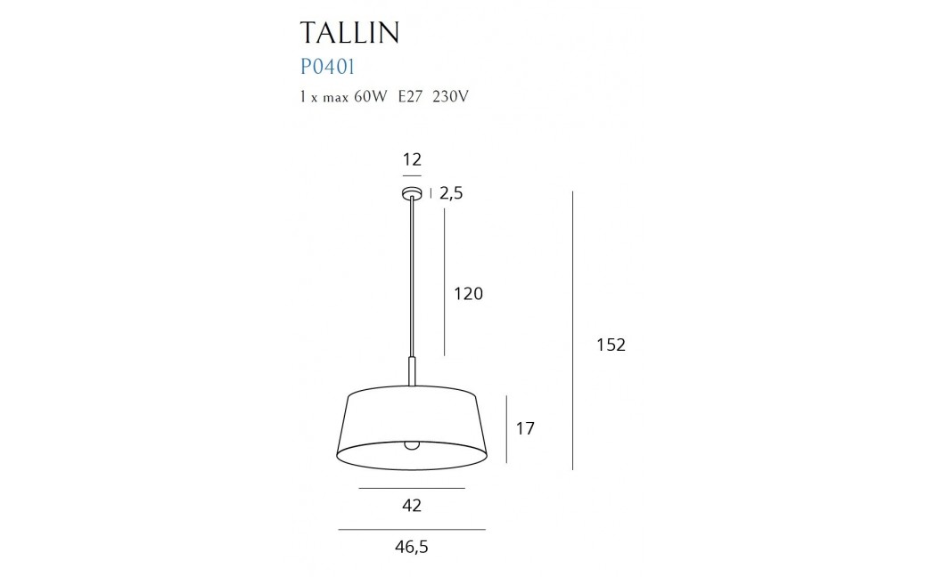 Lampa wisząca Tallin