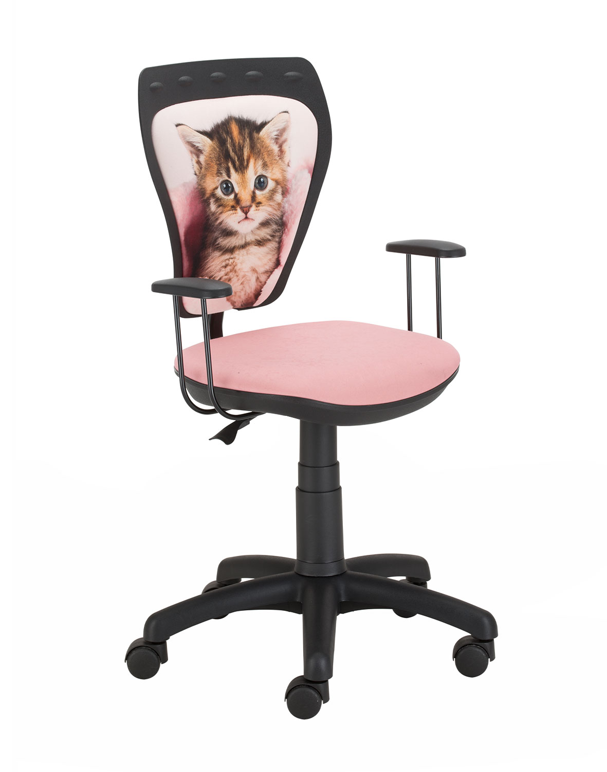 Židle Ministyle černá - kočka zabalená v dece
