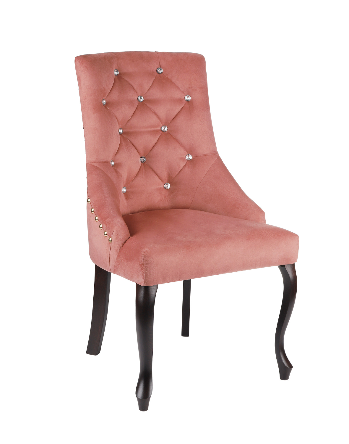 Krzesło Cristal Ludwik z kryształkami