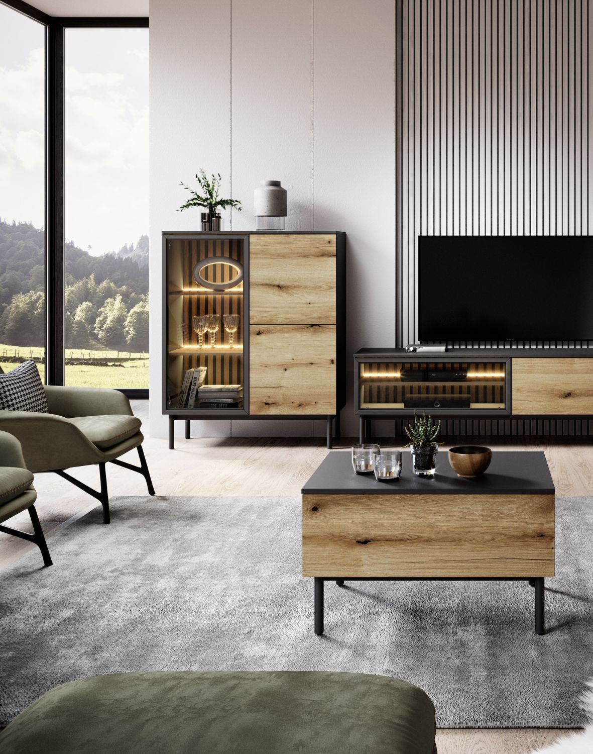 witryna do salonu lang b