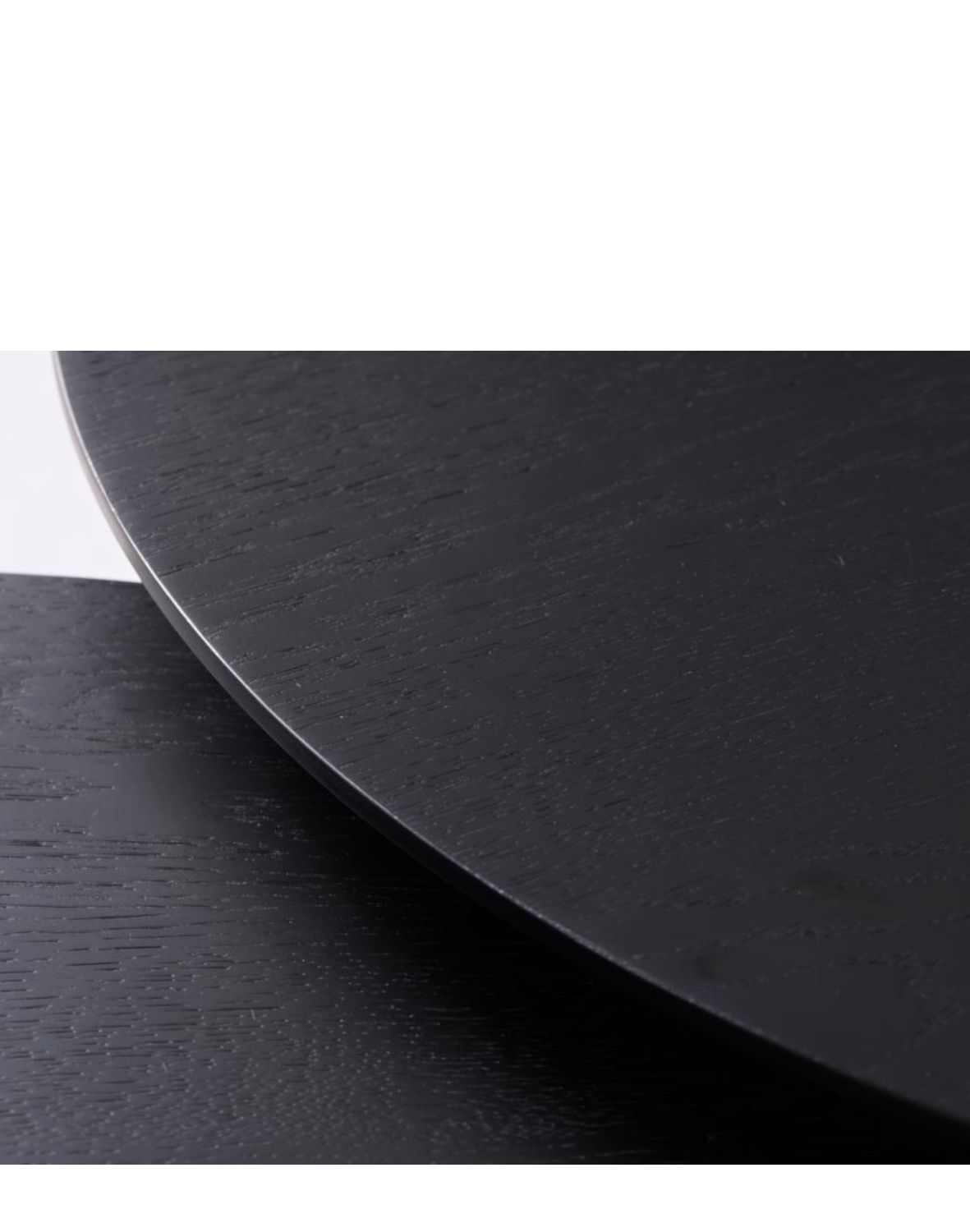 podwójny stolik kawowy, drewniany adda (48584640), czarny