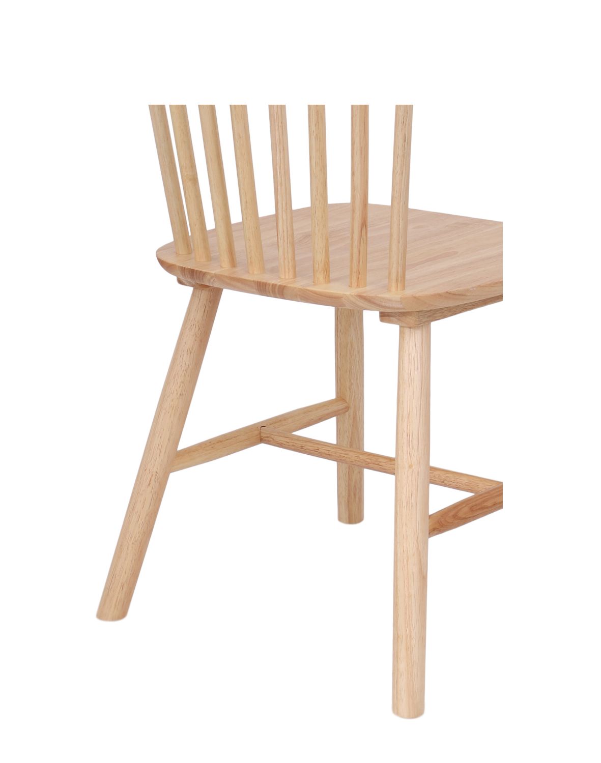 krzesło albero light z litego drewna kauczukowego