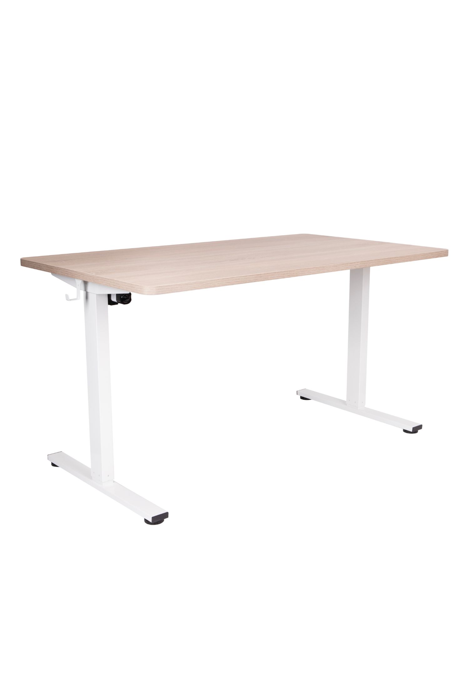 biurko z regulacja wysokosci alto 100 white 160 cm