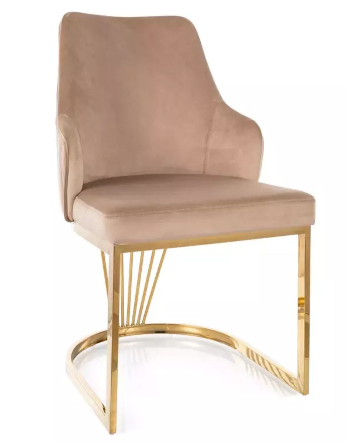 krzeslo alure velvet roz