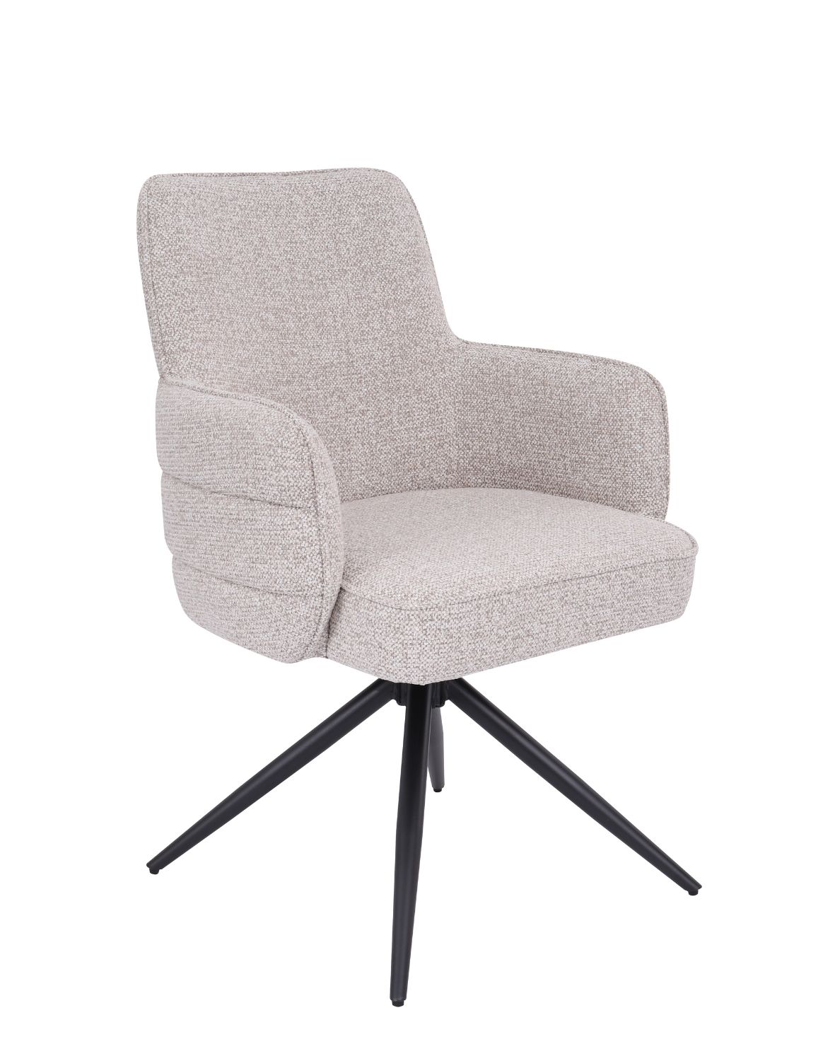 krzesło obrotowe do jadalni apollo, beżowe