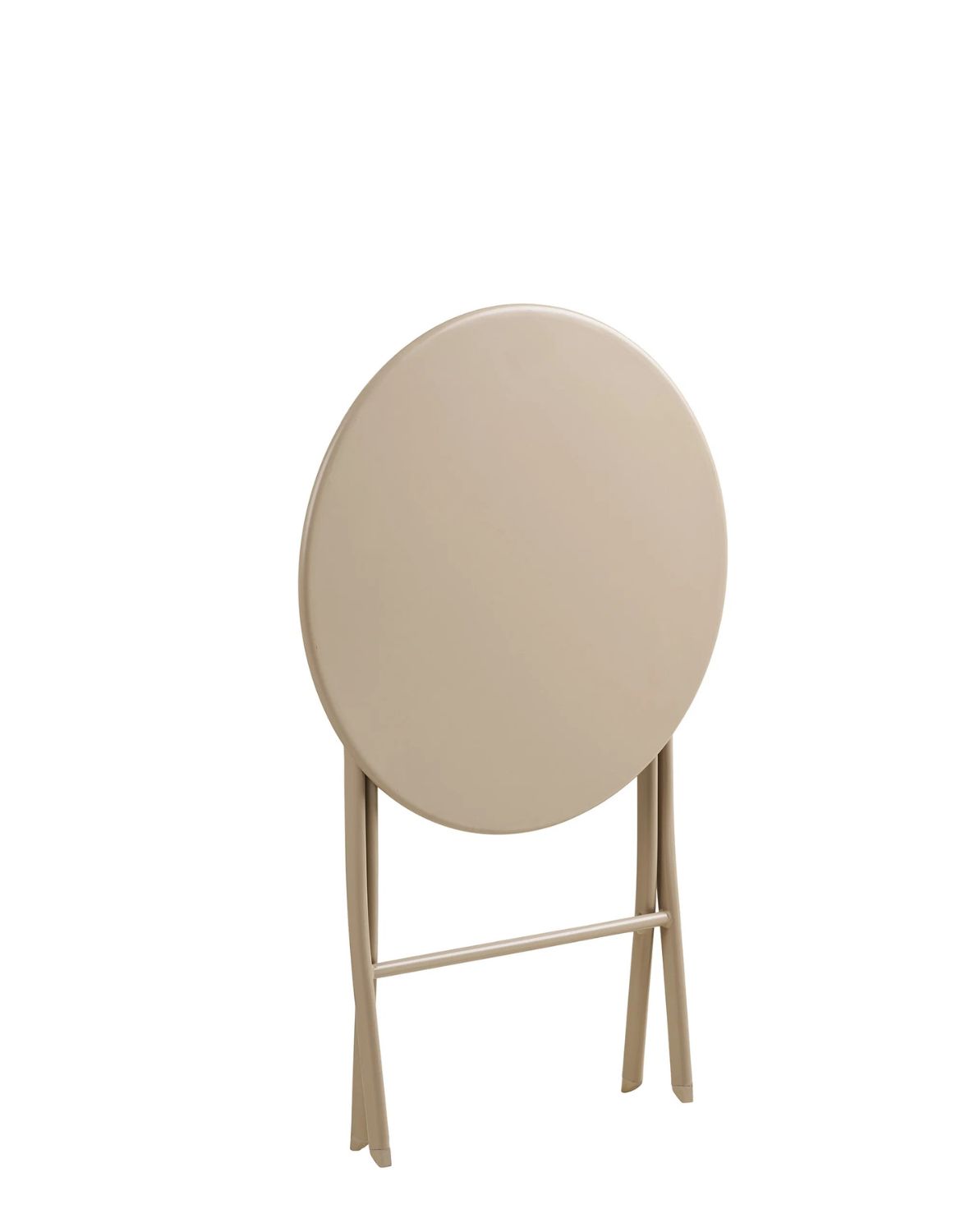 zestaw ogrodowy arcas bistro set, składany stolik i 2 krzesła, taupe