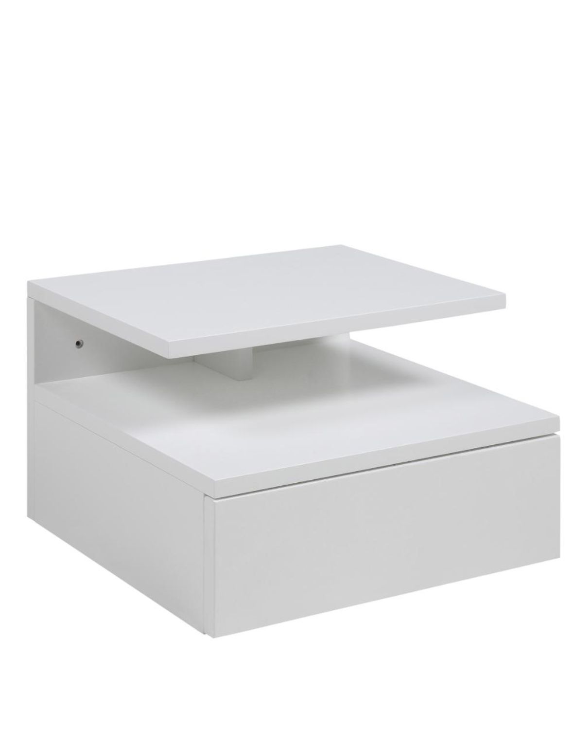 szafka nocna wisząca ashlan, biały (05875)