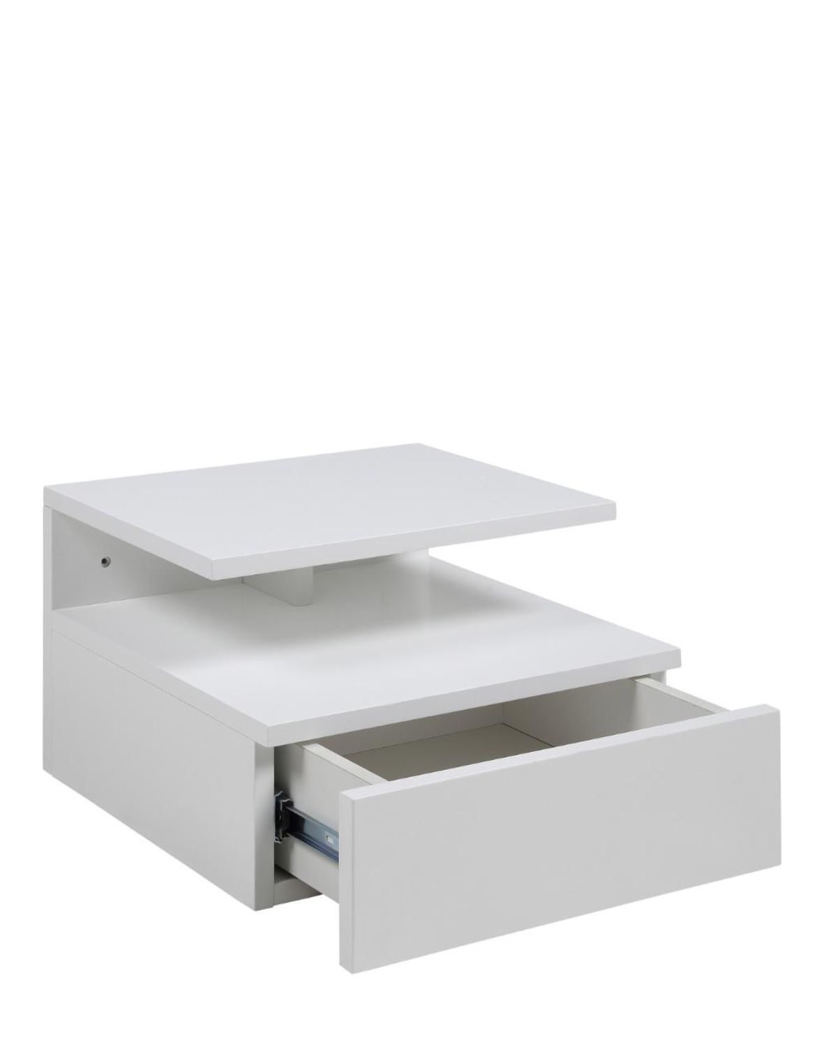 szafka nocna wisząca ashlan, biały (05875)