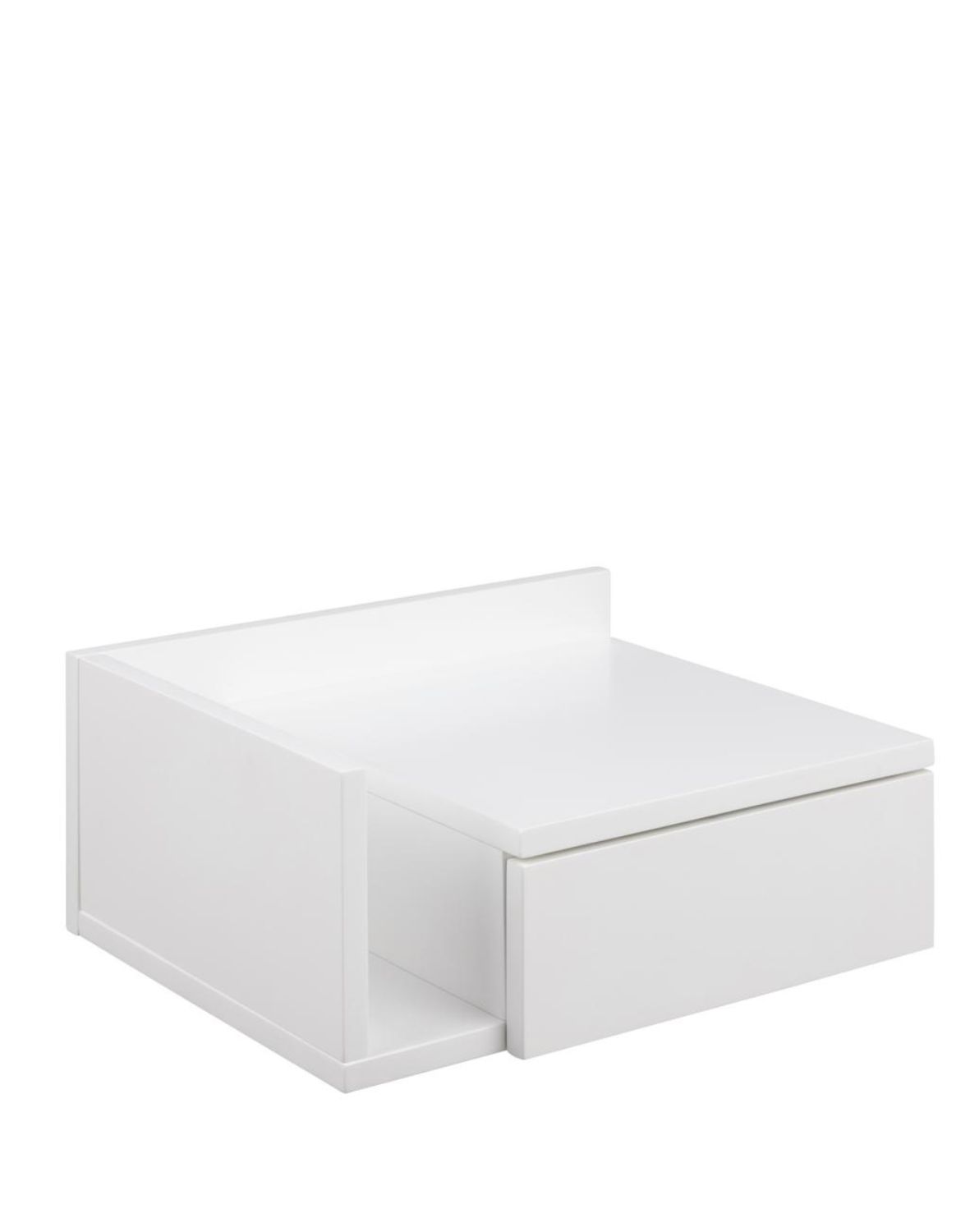 szafka nocna wisząca ashlan, biały (05881)