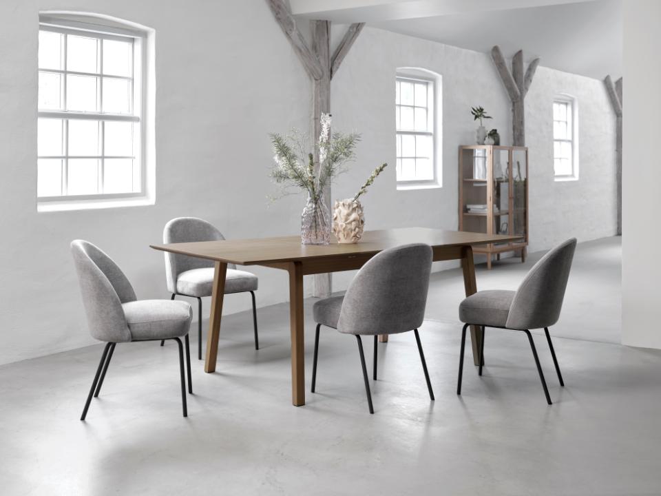 rozkładany stół do jadalni bari (42930), przydymiony dąb