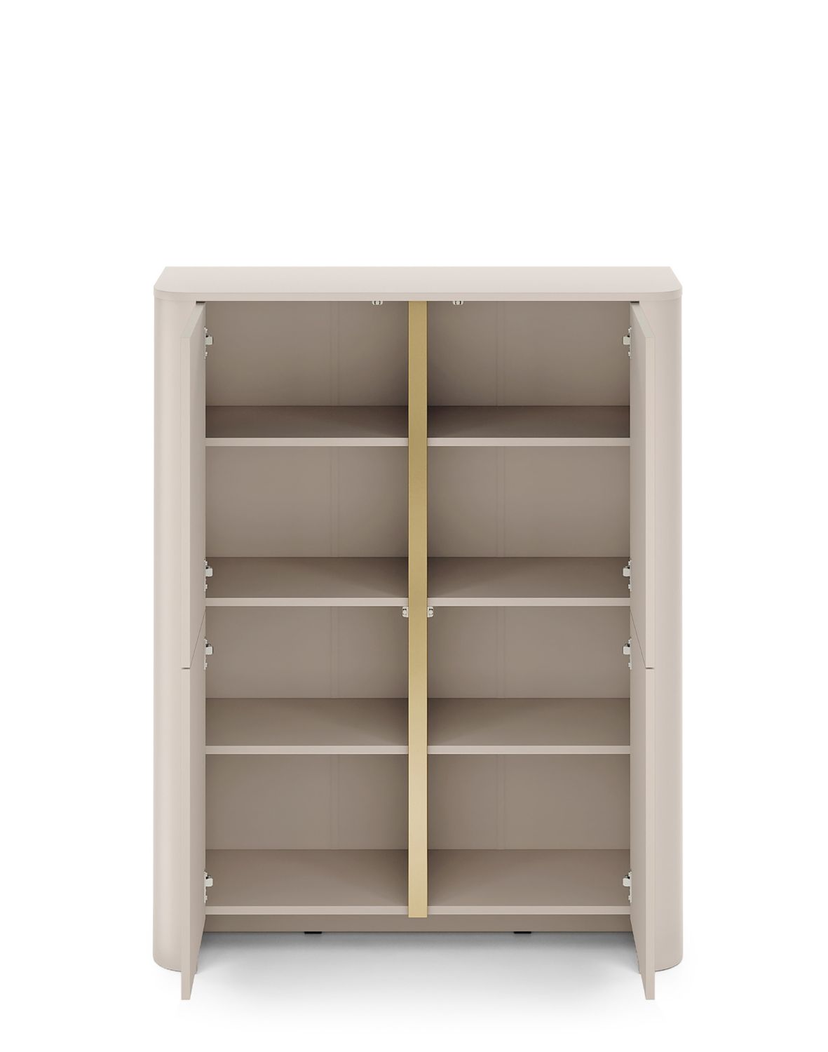 wysoka komoda kaszmir bari k103 ze złotą listwą