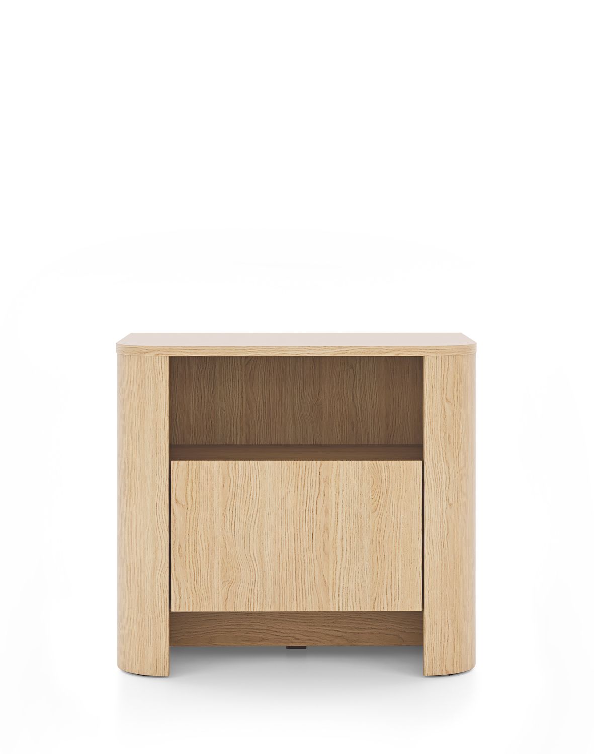 szafka nocna bari S58 z szufladą, dąb vicenza