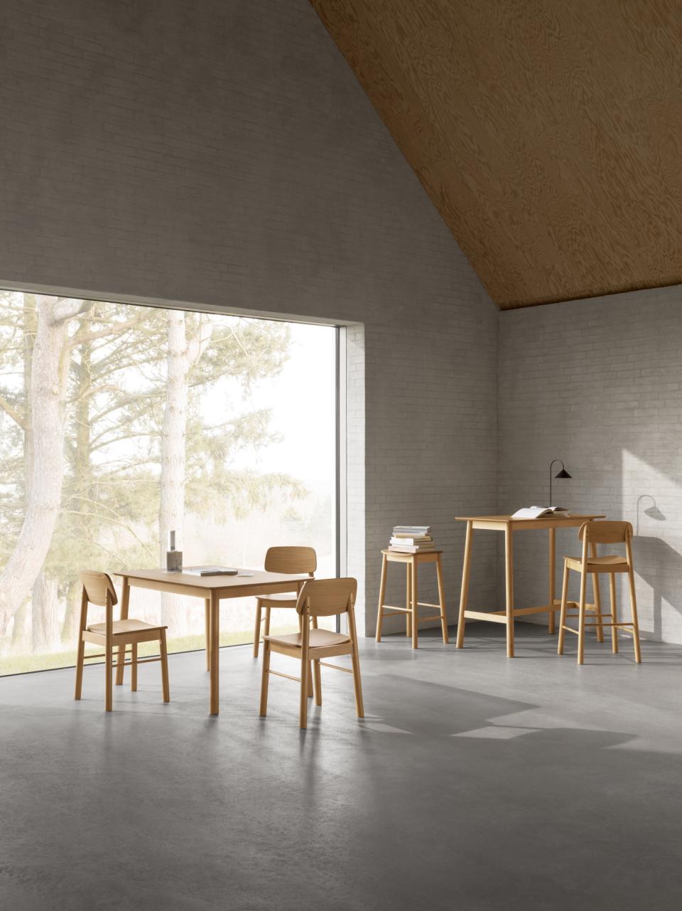 krzesło do jadalni barlow dąb matowy (08755)