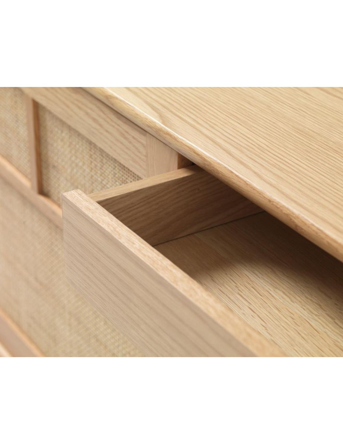 drewniana komoda barrali (46710201), 180 cm, jasny dąb