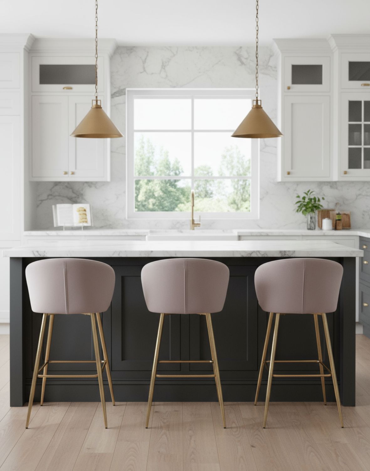 hoker do kuchni ganta gold beż, nowoczesny, glamour