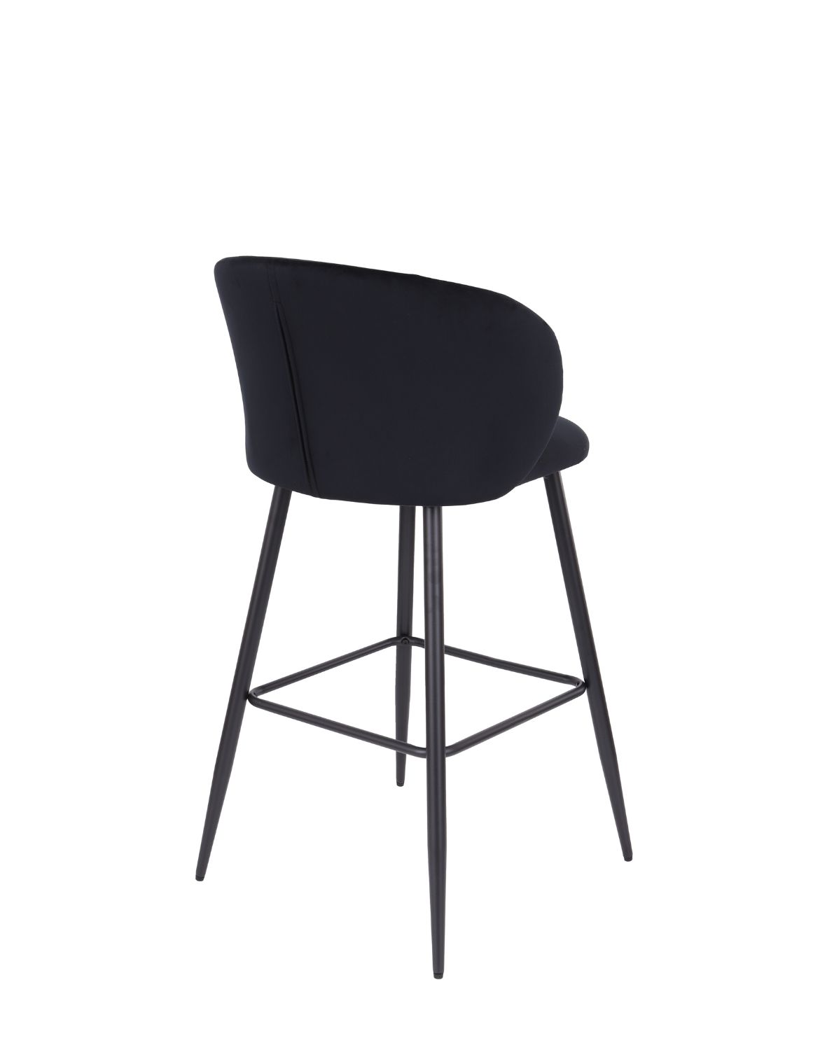 hoker do kuchni ganta black, czarny welwet, glamour