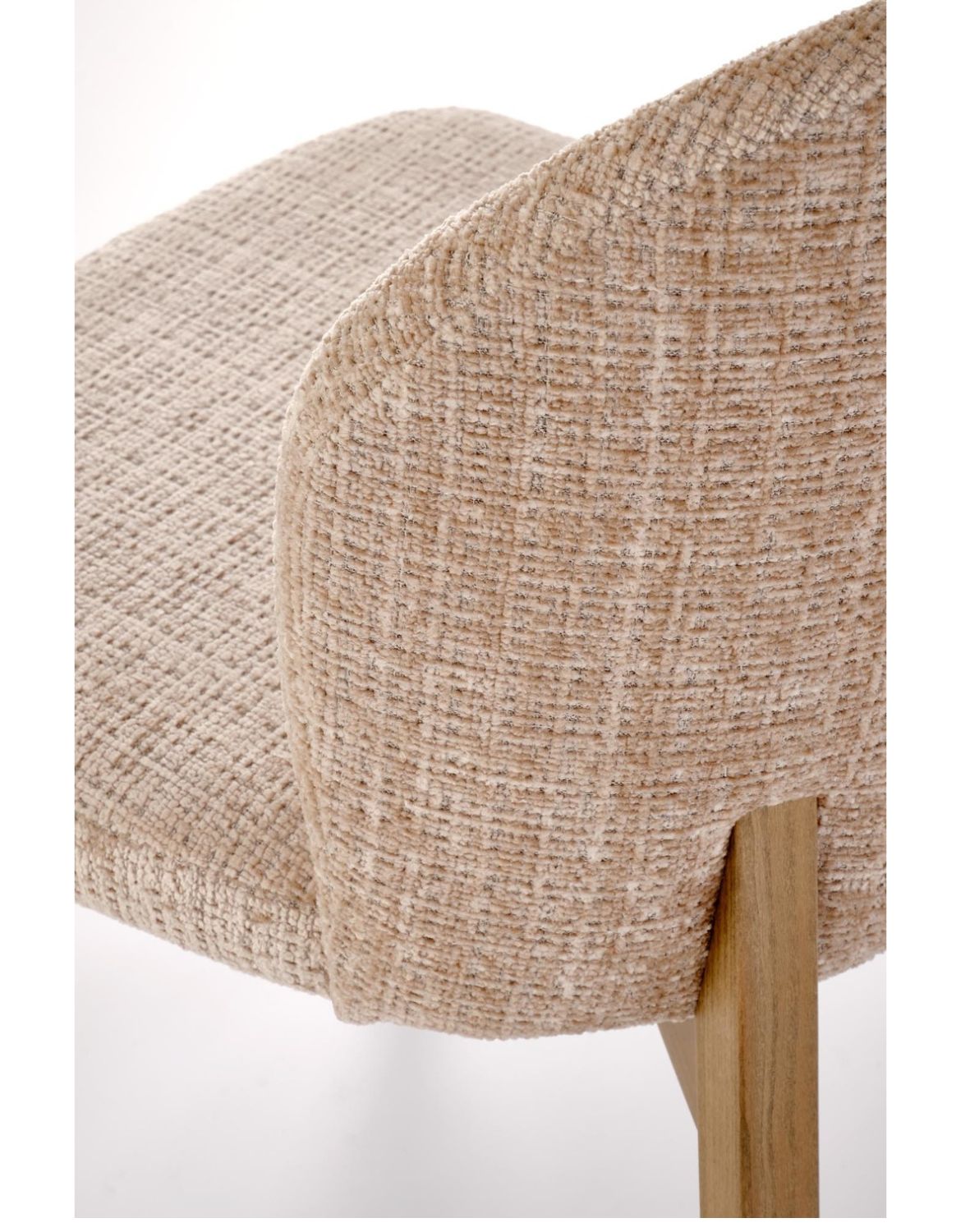 krzesło do jadalni basso, beżowy, drewno bukowe jasny orzech