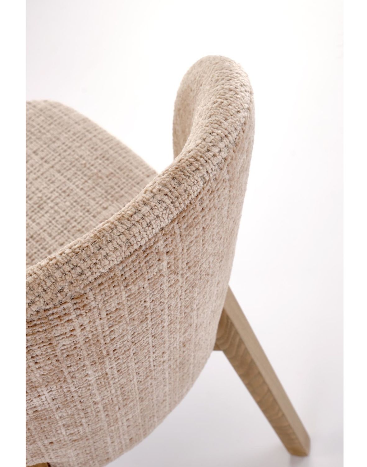 krzesło do jadalni basso, beżowy, drewno bukowe jasny orzech