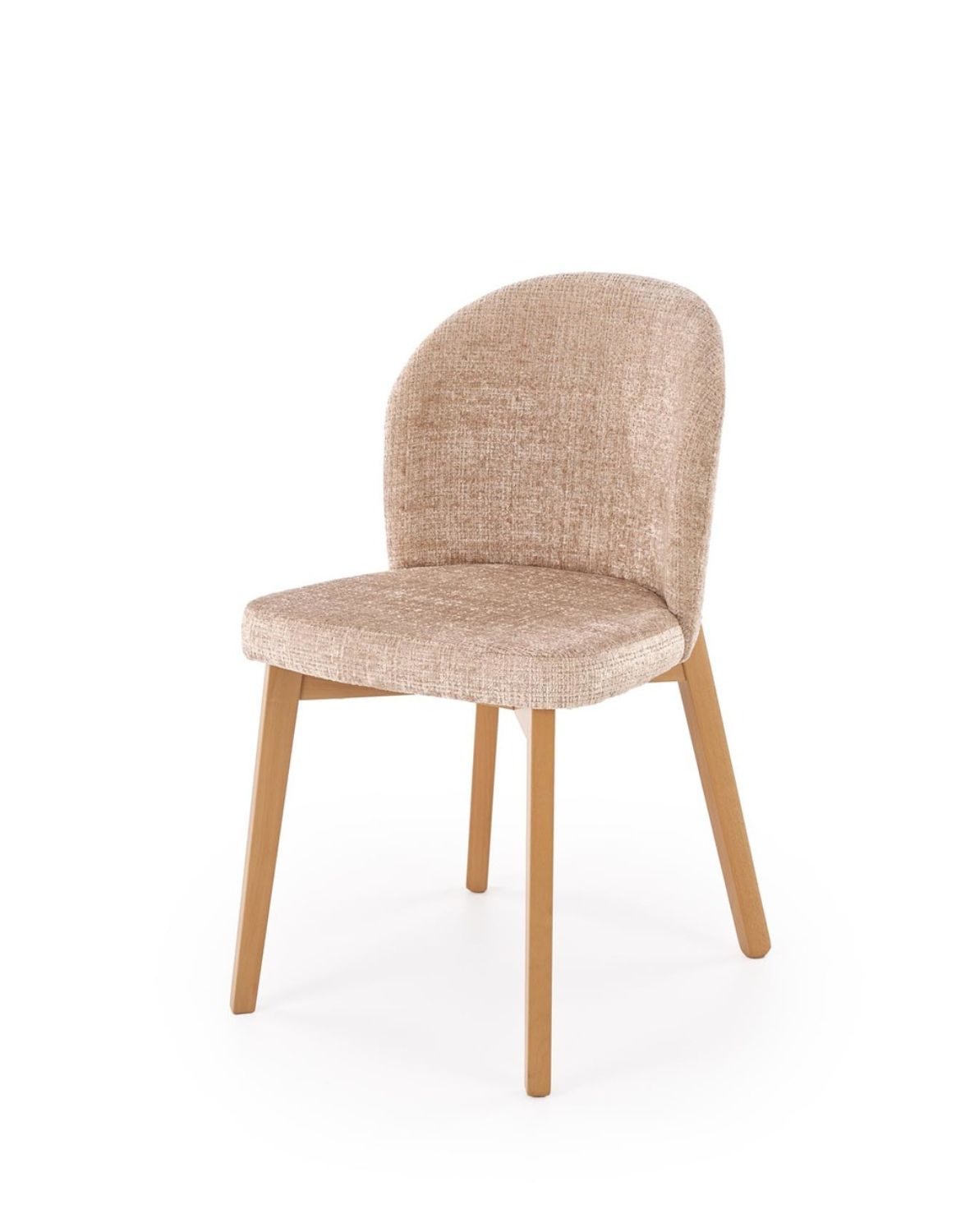 krzesło do jadalni basso, beżowe, drewno bukowe dąb naturalny