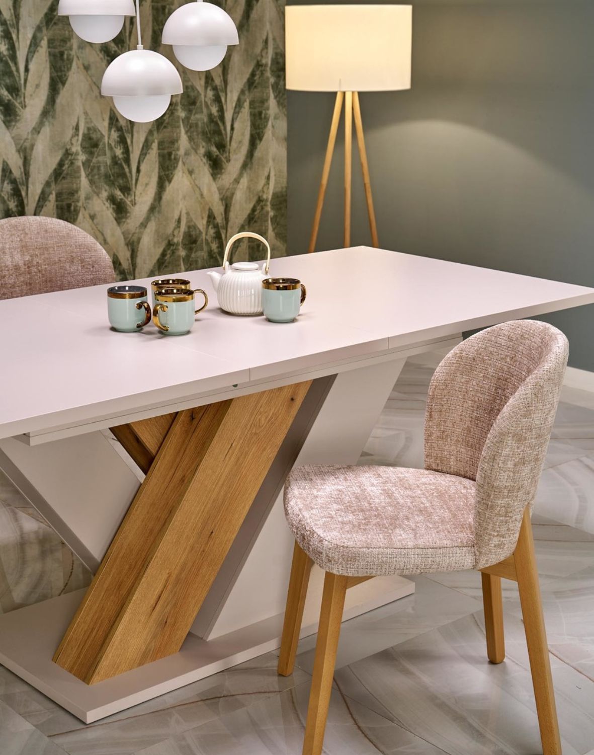 krzesło do jadalni basso, beżowe, drewno bukowe dąb naturalny