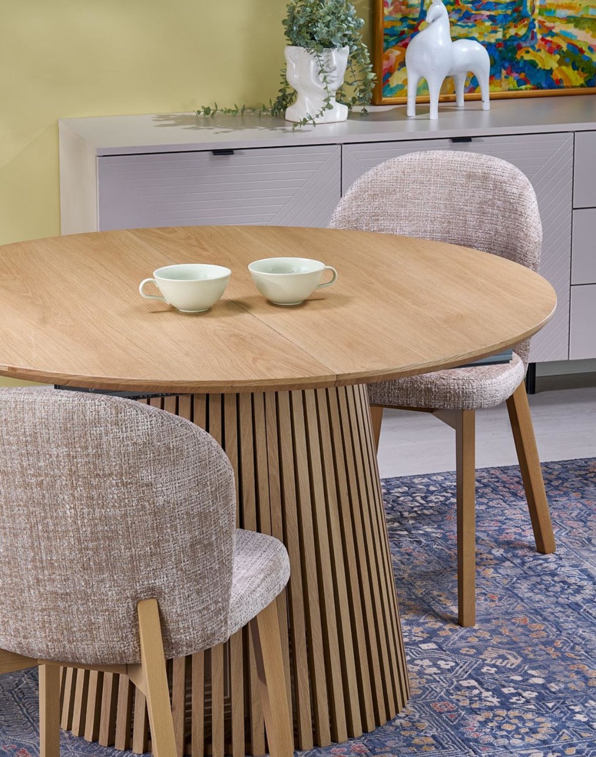 krzesło do jadalni basso, beżowe, drewno bukowe dąb naturalny