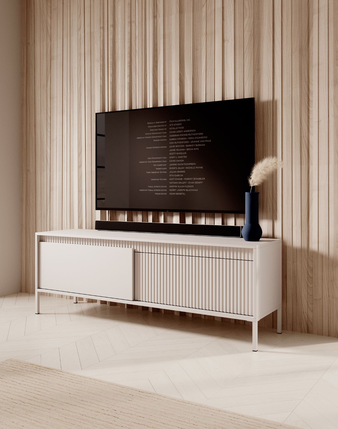 beżowa szafka rtv pod telewizor senso d 153