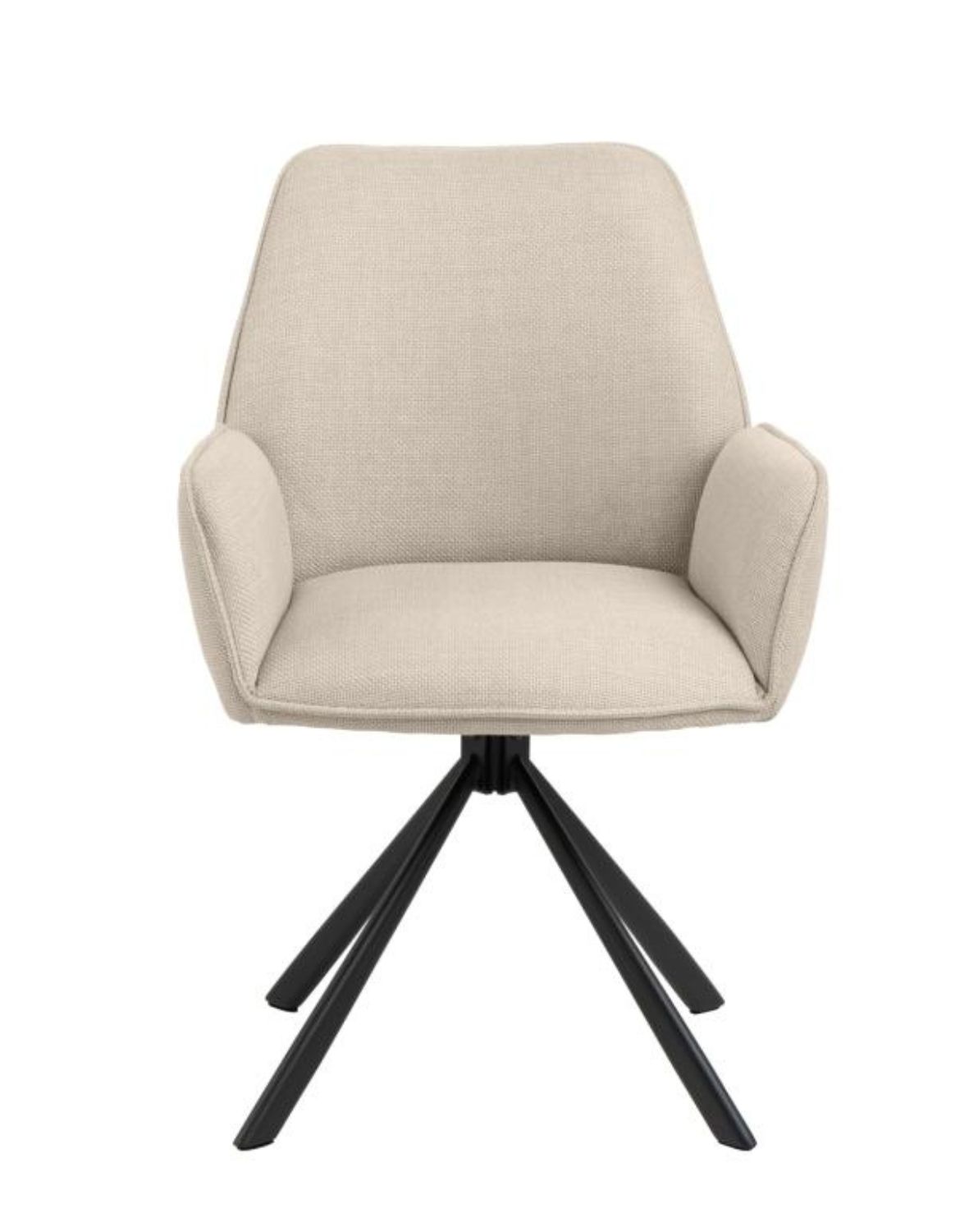 beżowe krzesło obrotowe do jadalni glenda