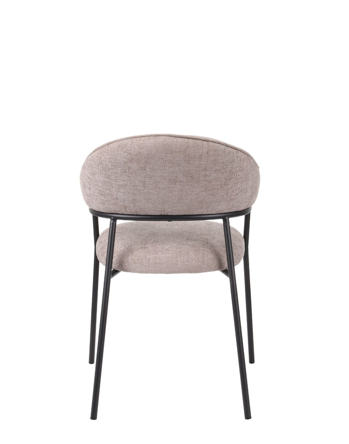 krzesło do jadalni z podłokietnikami bianca, szare