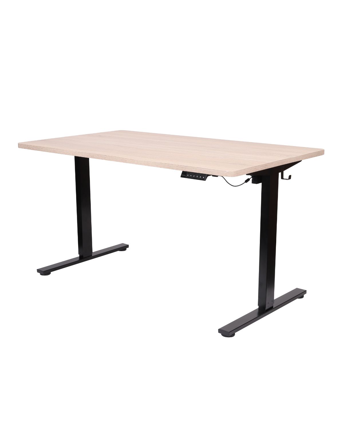 biurko z regulacja wysokosci alto 100 black 160 cm