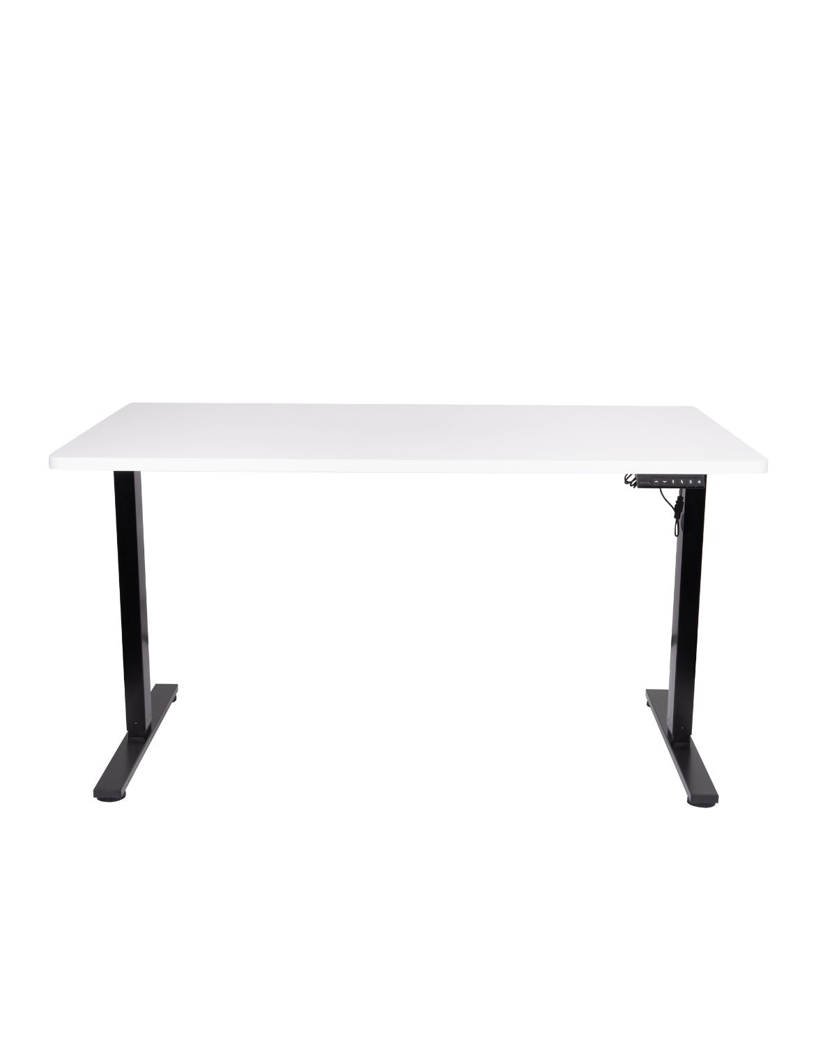 biurko z regulacja wysokosci alto 100 black 140 cm