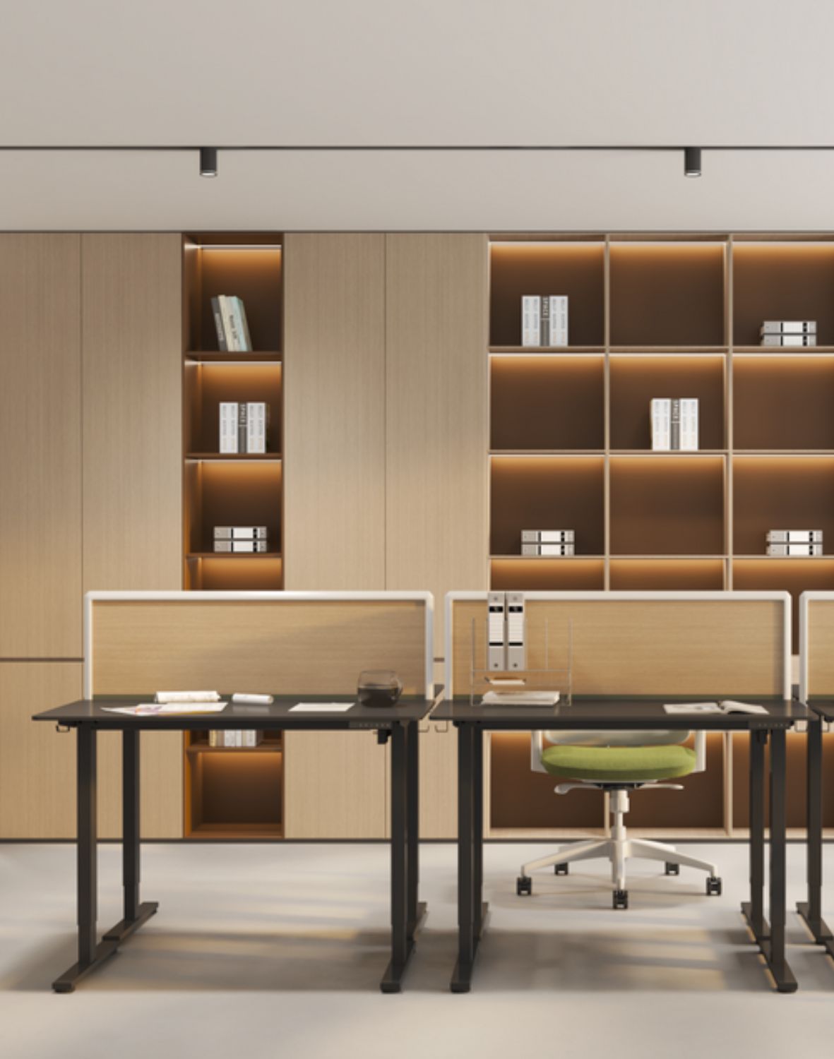 biurko z regulacja wysokosci alto 100 black 120 cm