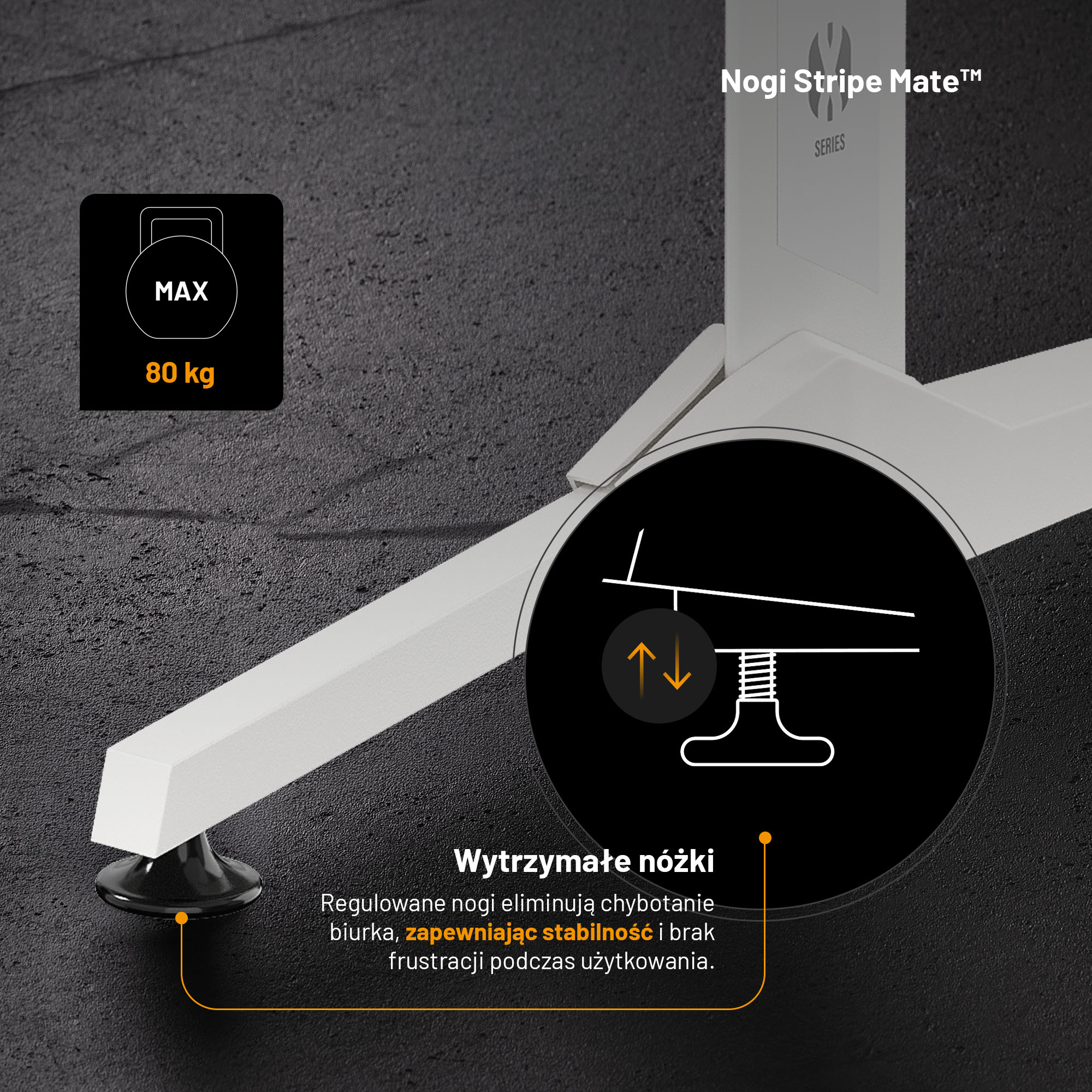 Biurko gamingowe z uchwytem na słuchawki i kubek białe, 140 cm: Diablo X-Mate 1400 10