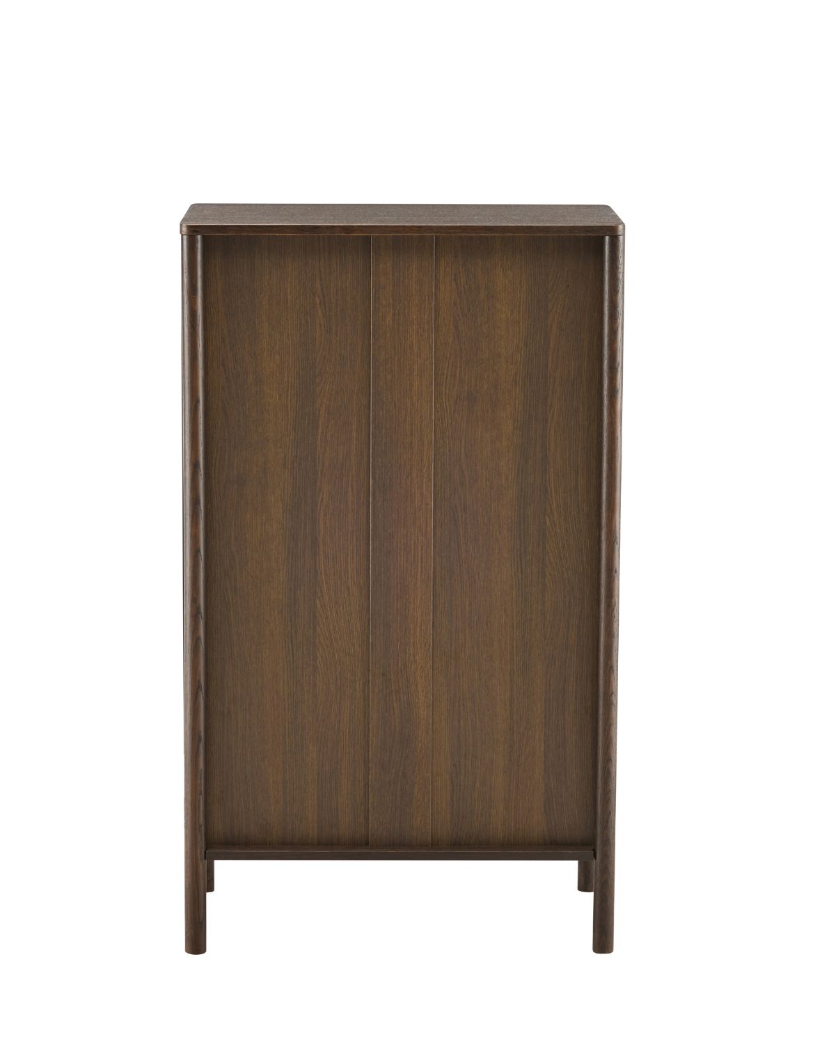 wysoka komoda blair z 5 szufladami (cd02) przydymiony dąb 70x118 cm