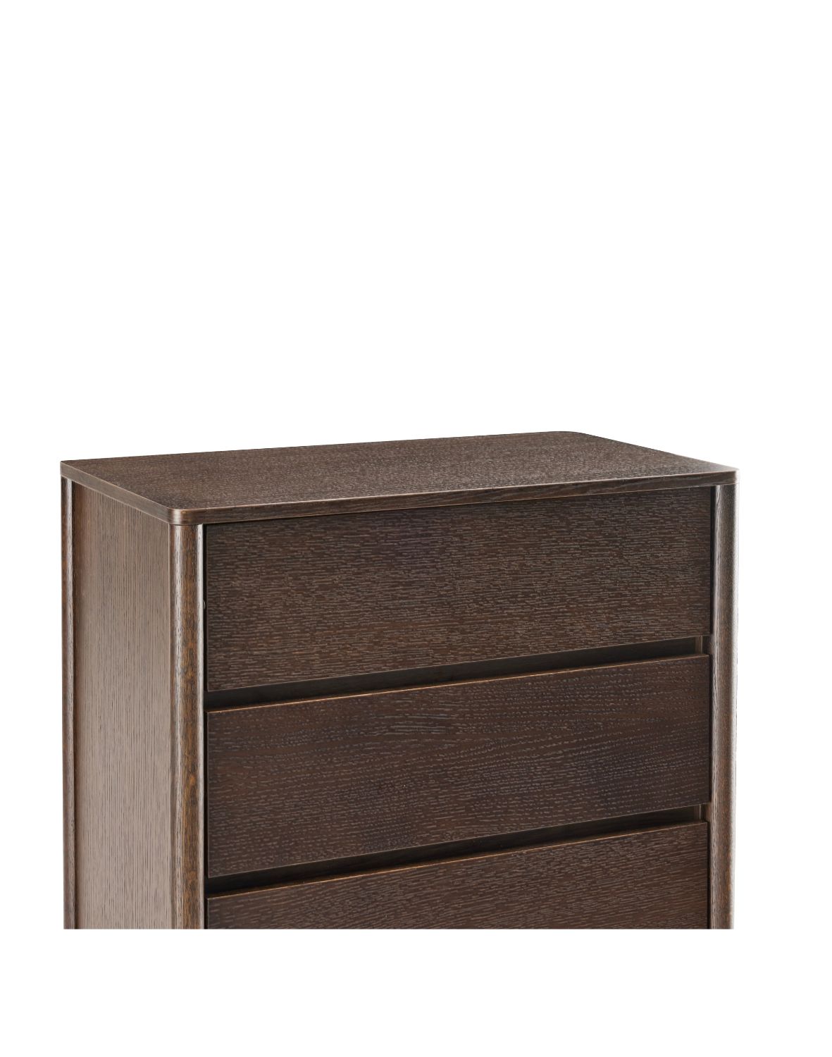wysoka komoda blair z 5 szufladami (cd02) przydymiony dąb 70x118 cm