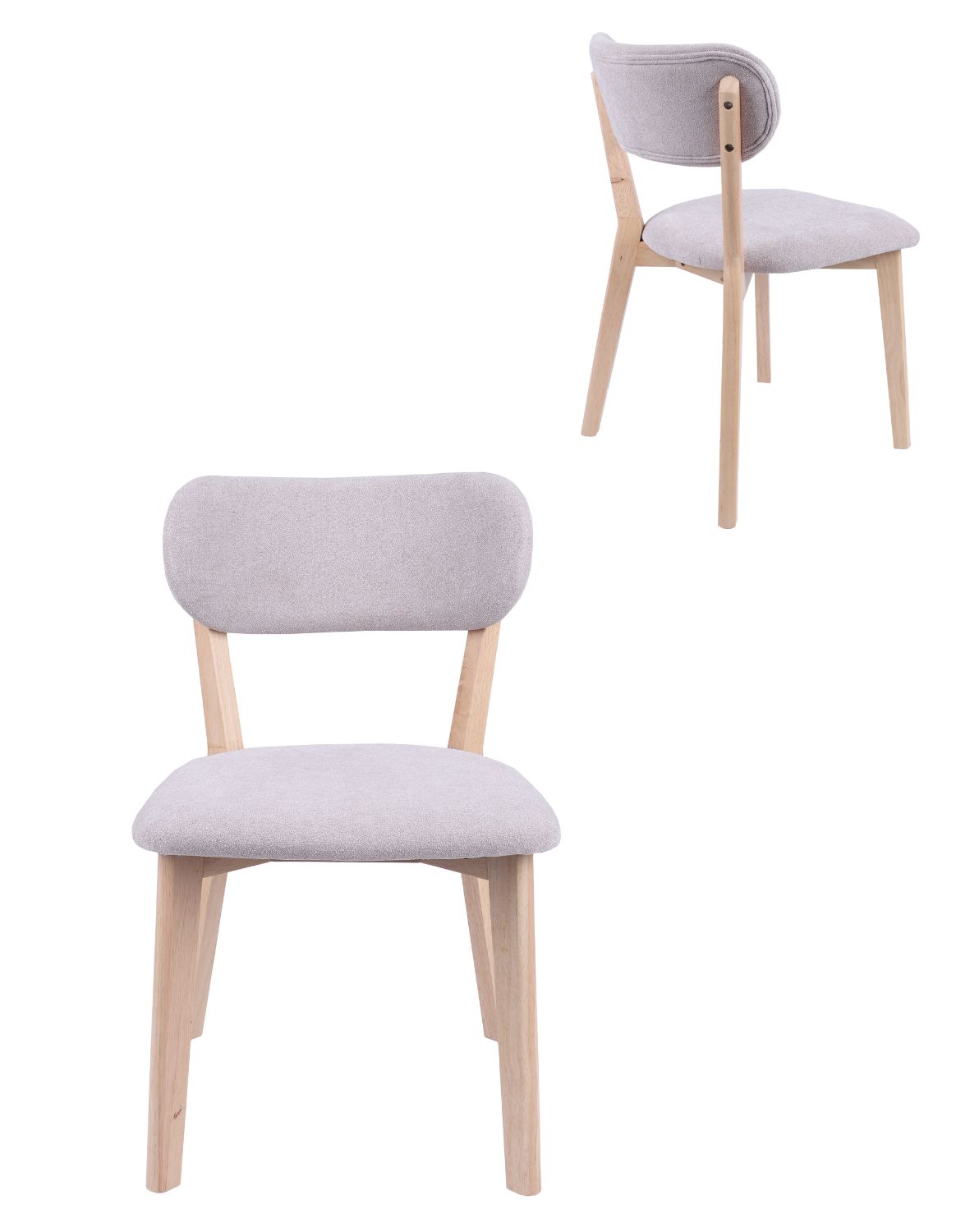 krzesło do jadalni boston, drewniane, beżowe