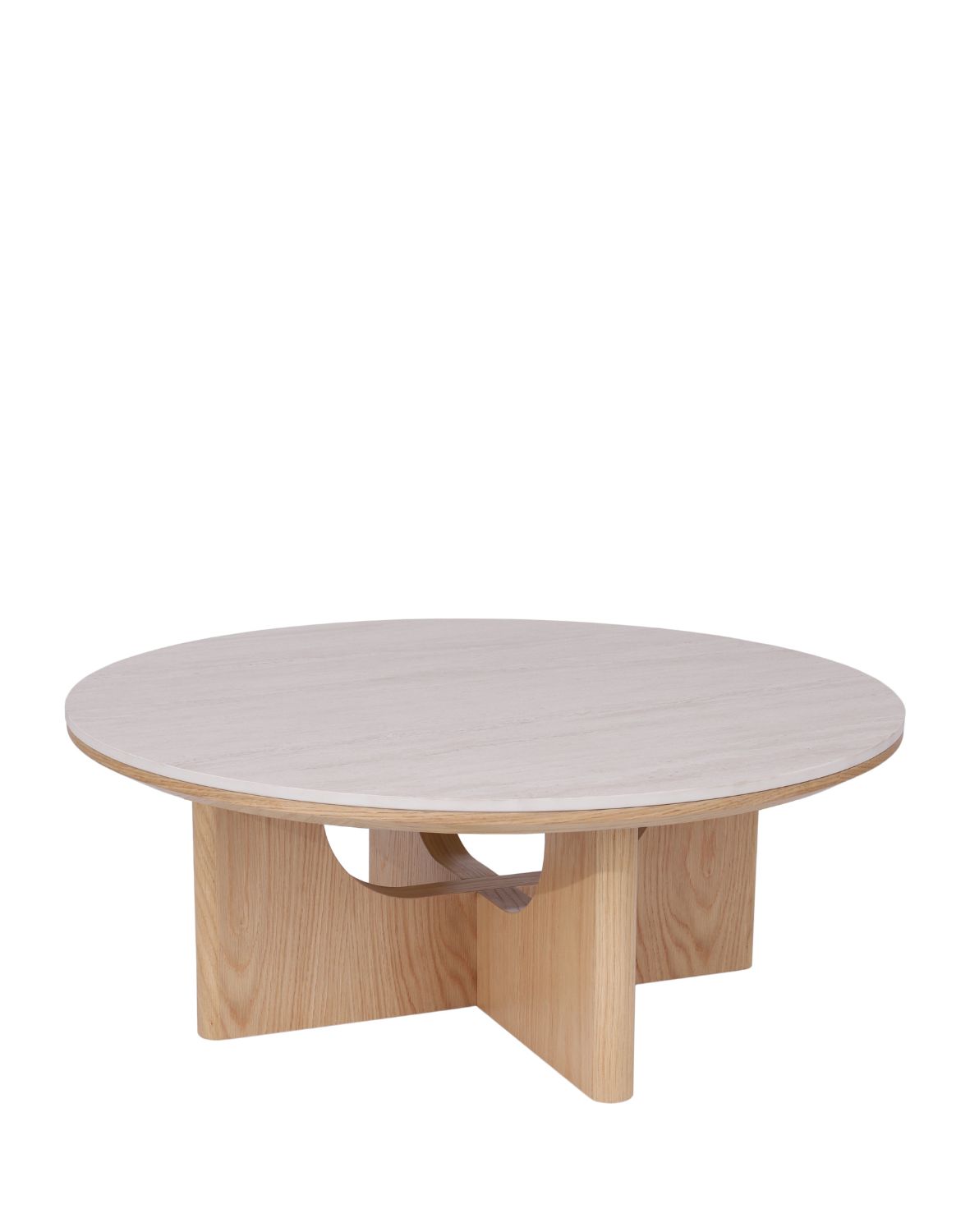 stolik kawowy calypso, dąb naturalny, blat ceramiczny