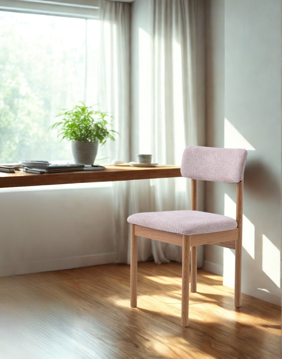 krzesło do jadalni canora, drewniane, boucle (54480000)