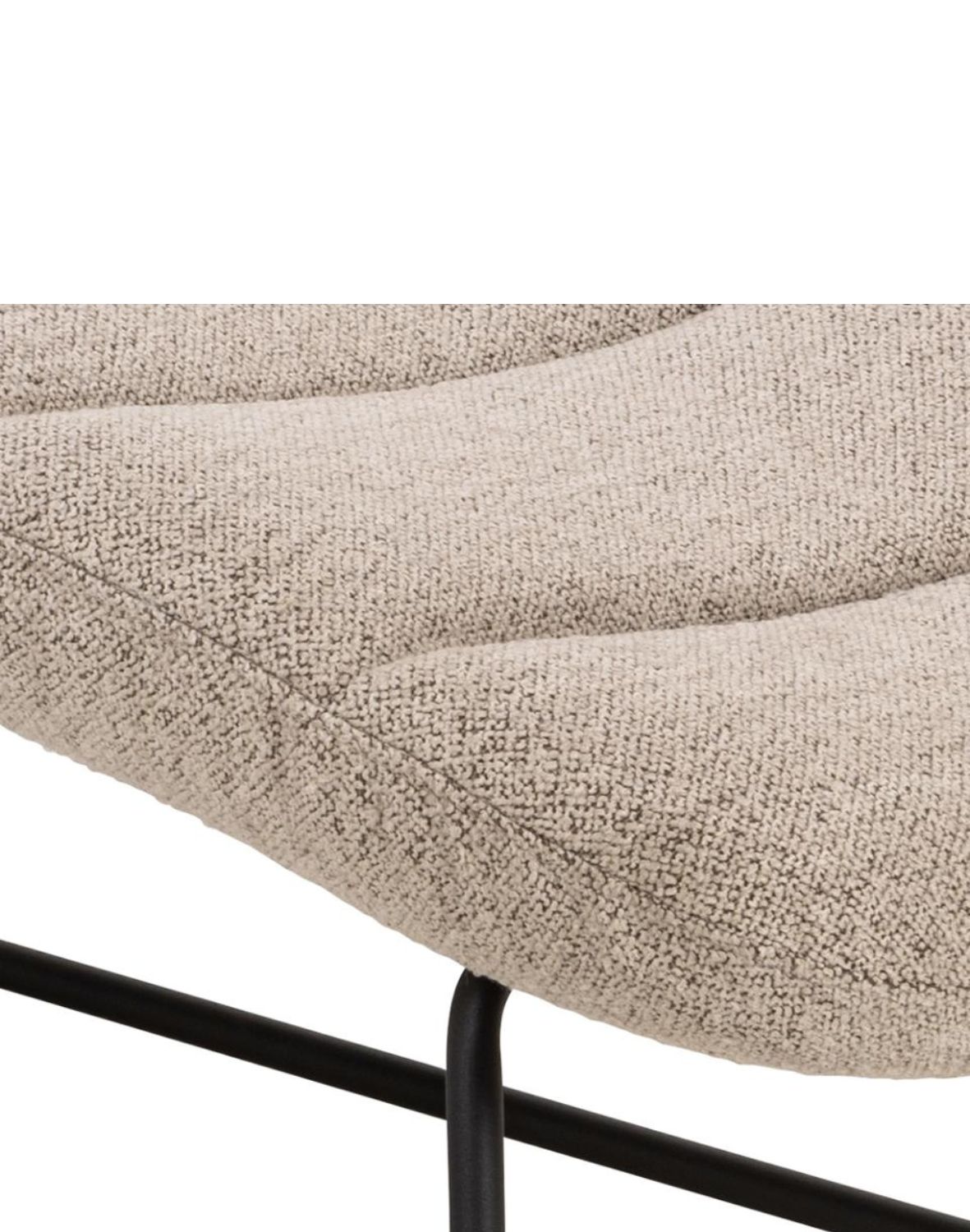 Nowoczesny szezlong do salonu Chaplin, beż