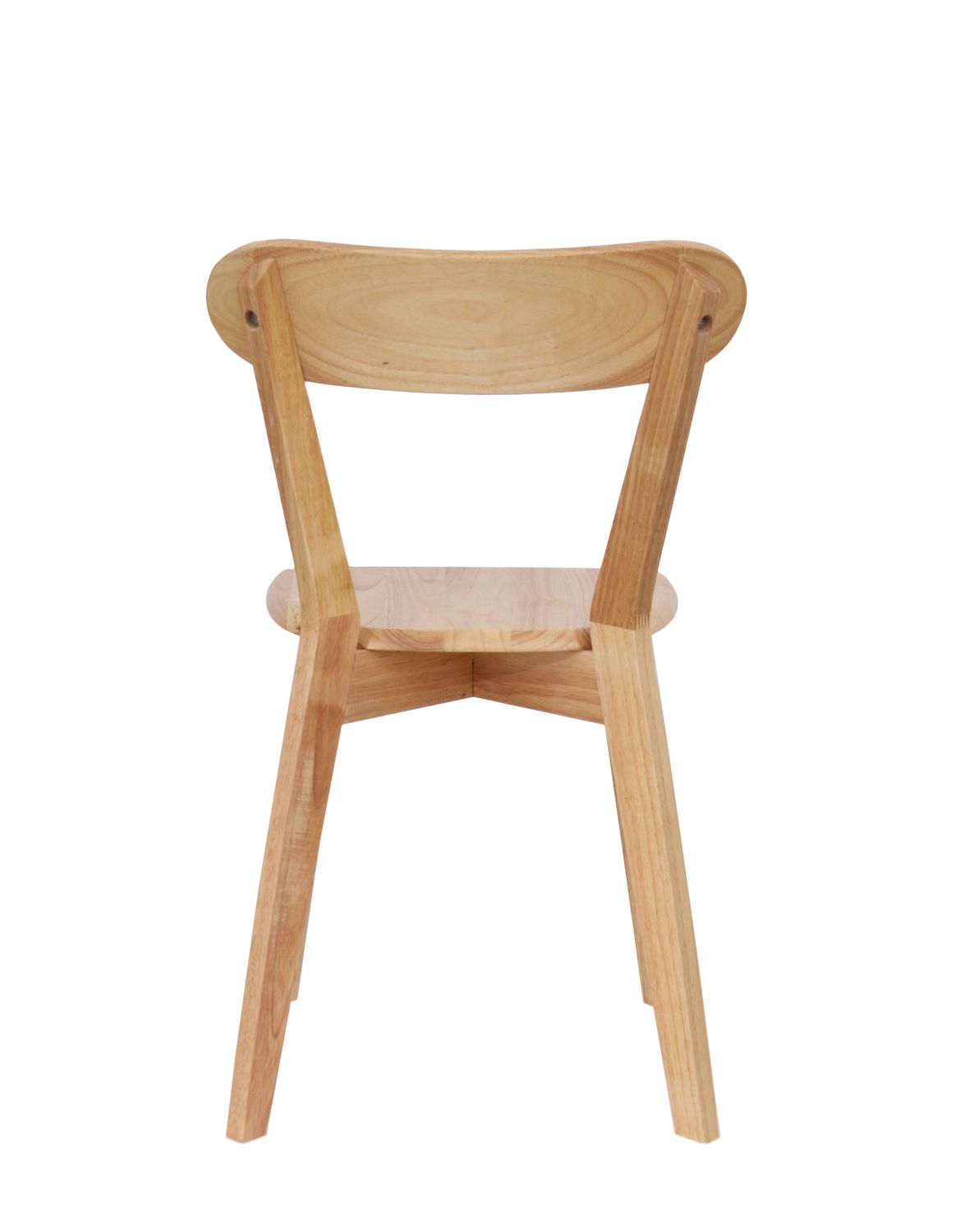 krzesło claro light z litego drewna kauczukowego