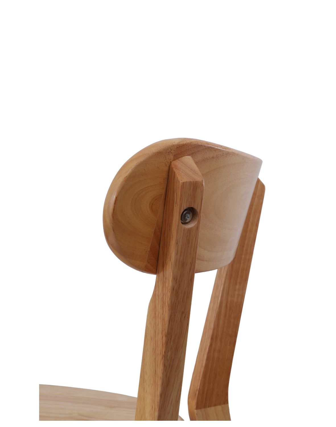 krzesło claro light z litego drewna kauczukowego