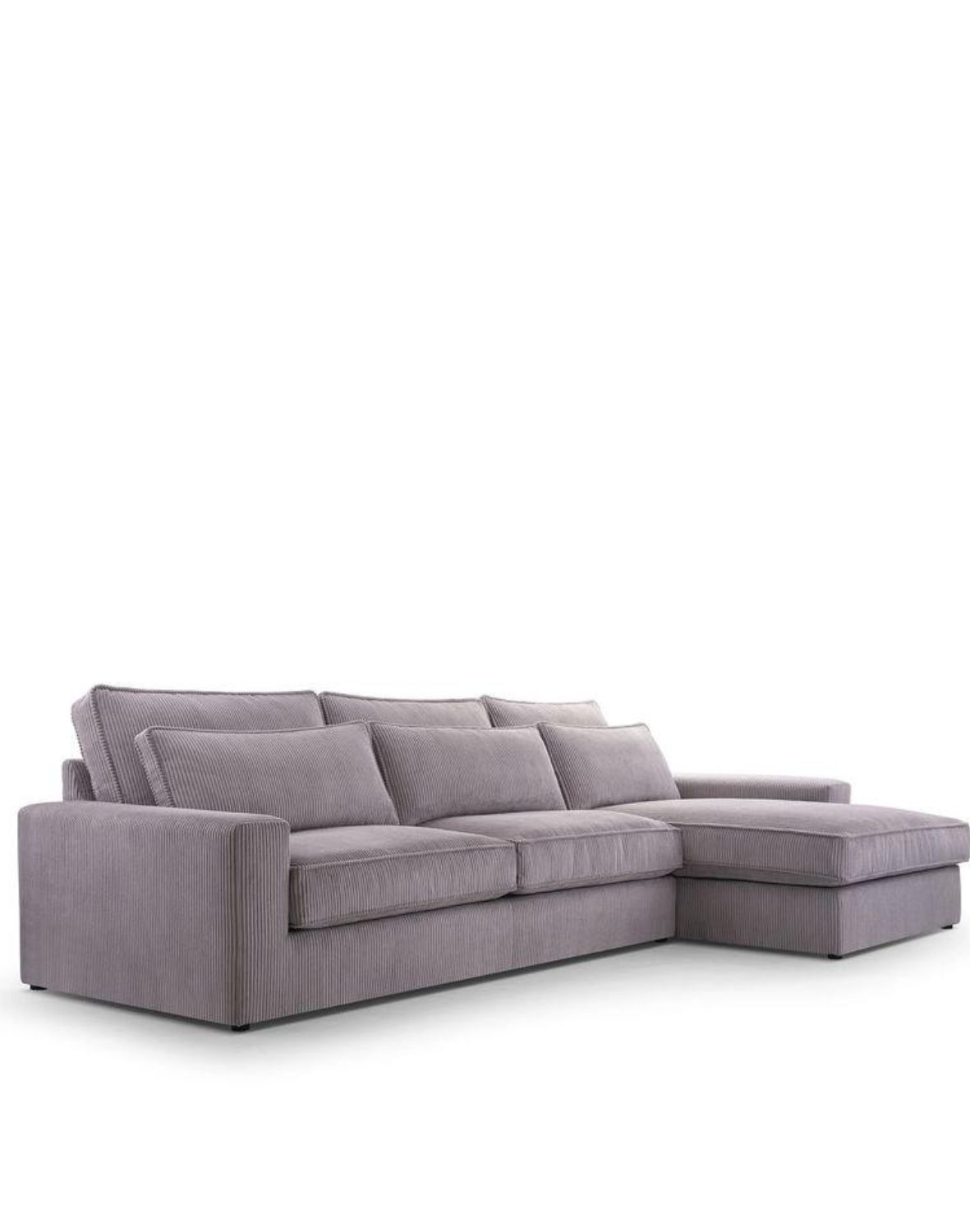 narożnik cleo mino kinas szary sztruks