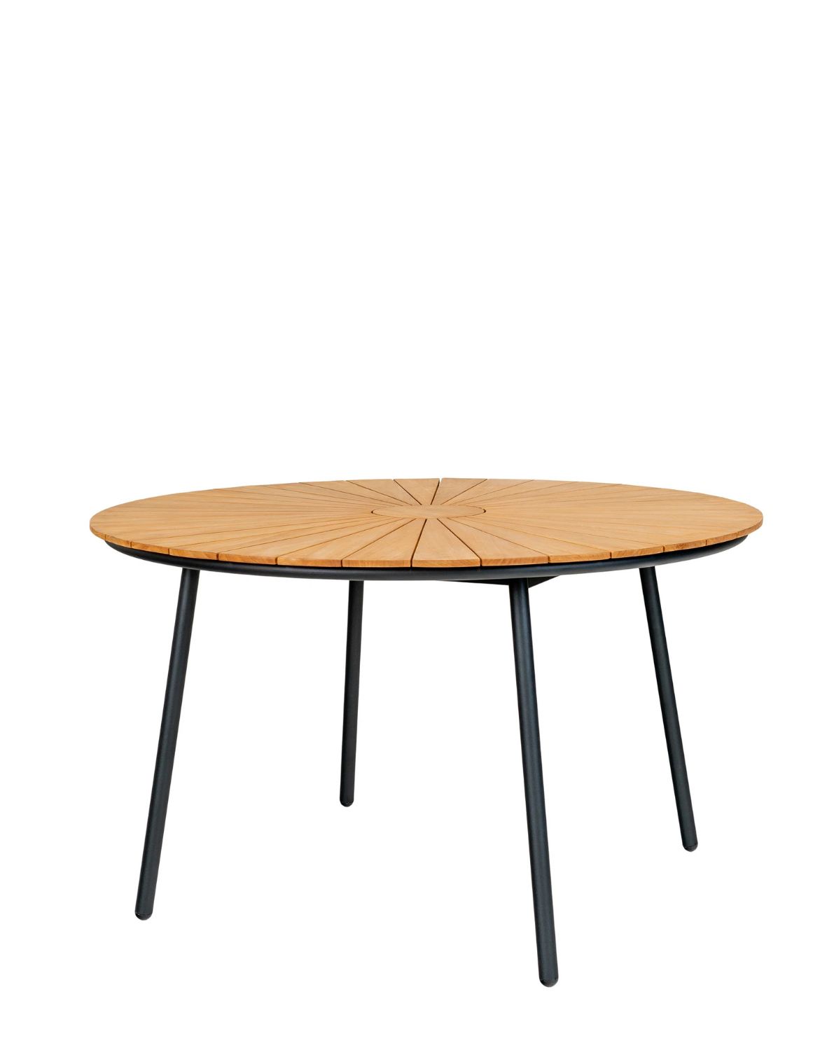 stół ogrodowy cleveland Ø130 cm z drewna tekowego (7801180)