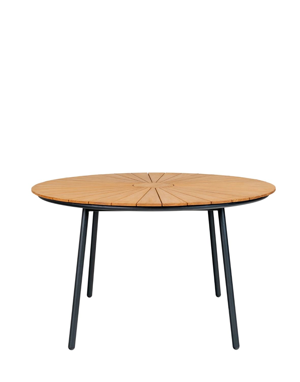 stół ogrodowy cleveland Ø130 cm z drewna tekowego (7801180)