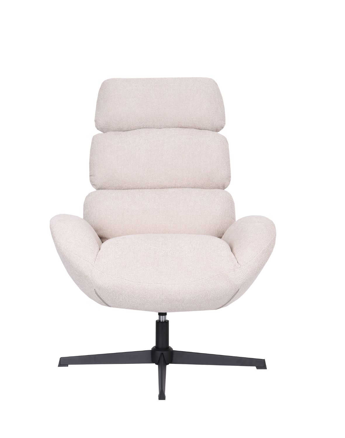 fotel obrotowy cloud z wysokim oparciem, jasnobeżowy (fs80)