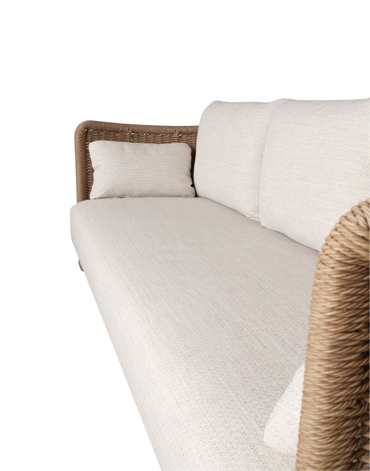 zestaw ogrodowy corsica: 3-osobowa sofa, 2 fotele i stolik kawowy