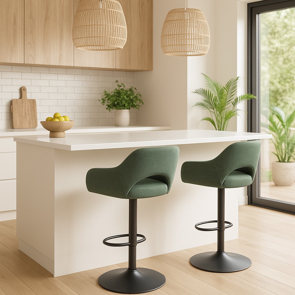 hoker obrotowy cowley z regulacją wysokości, zielony (55050005)