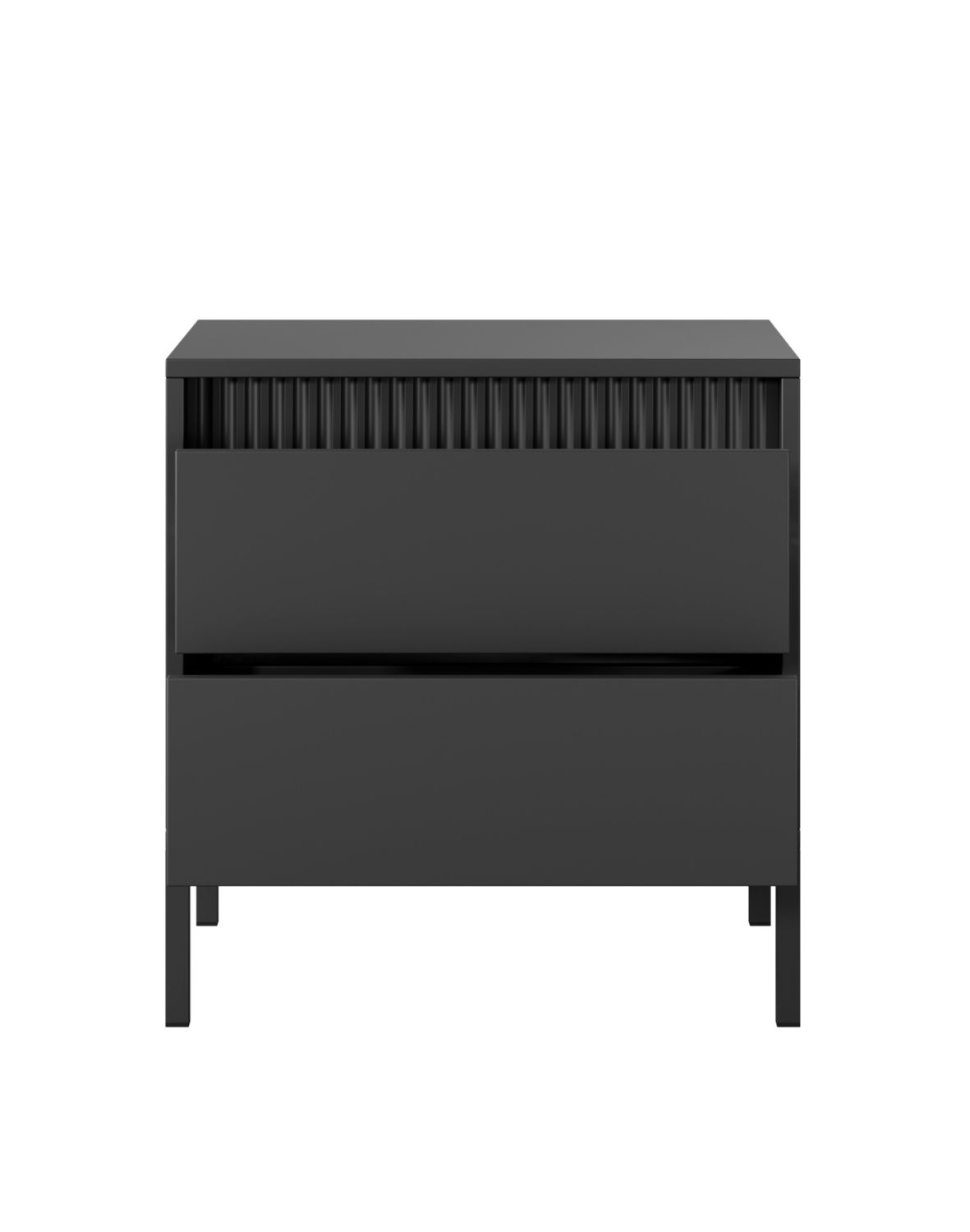 czarna szafka nocna senso