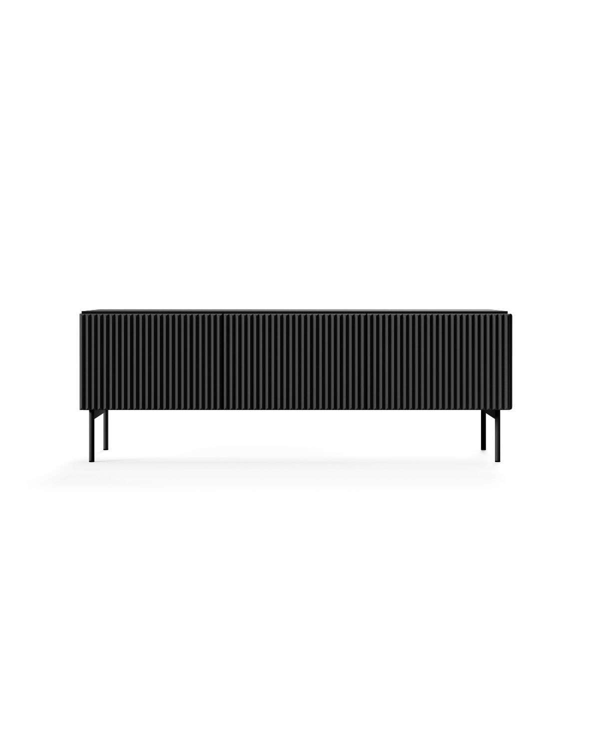 czarna szafka rtv muti f 147