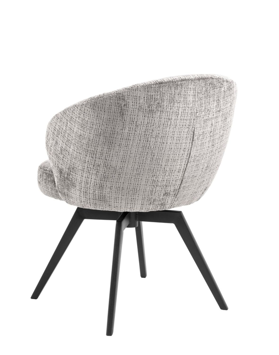 krzesło obrotowe darlene z podłokietnikami, szare (109363)